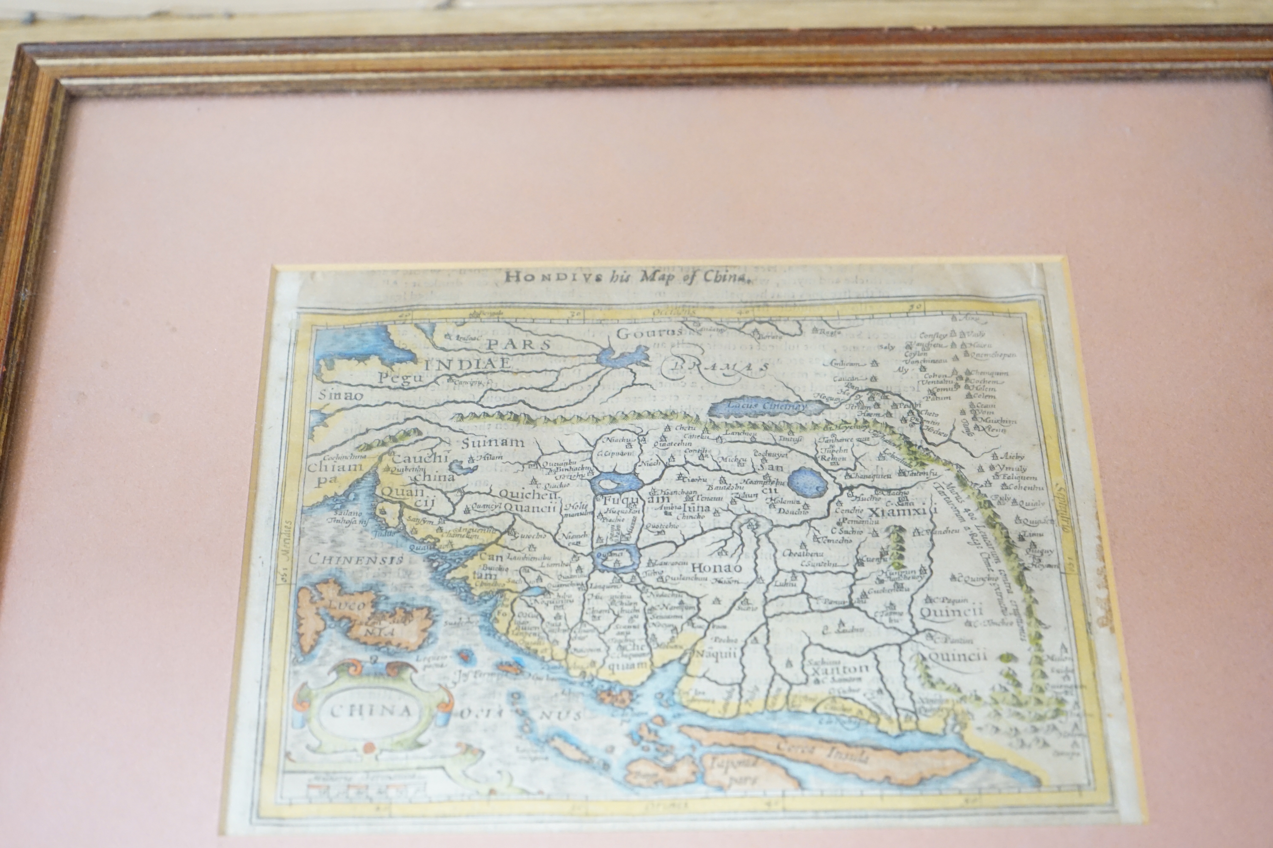 Gerard Mercator (1512-1594) two hand coloured maps comprising Natolia, Asia Minor and China, published J. Hondius, largest 30 x 29cm